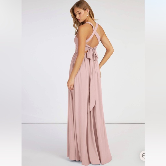 Azazie Kecia Bridesmaid dress dusty rose - Picture 3 of 8